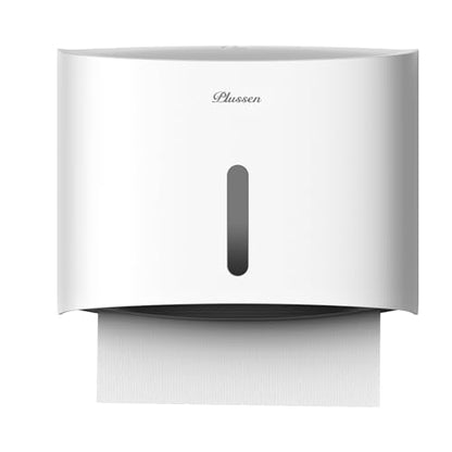 Paper Towel Dispenser Wall Mount, Adhesive No Drilling Multifold Trifold Cfold Commercial Hand Towel Dispenser,White-PN6015 - color: White-pn6015