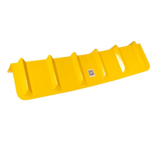 Mytee Products 8"x8"x36" Yellow Flatbed Corner Protector - V Shaped Edge Guard for Tie-Down Winch & Ratchet Straps - Plastic Corner Protector for Flatbed Trailer Cargo Load - color: Yellow, size: 1 - Pack