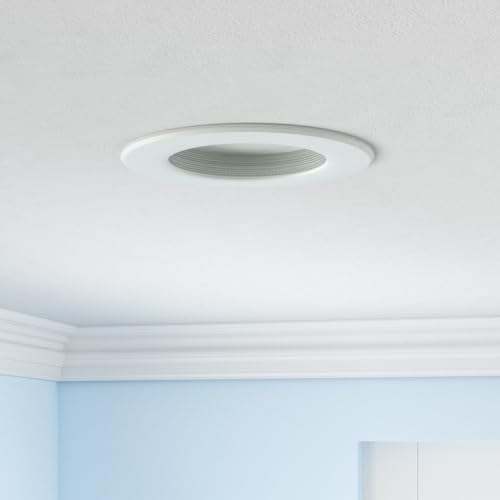 Sunco 4 Pack 5/6 in. LED Baffle Retrofit Downlight - size: 6 inches