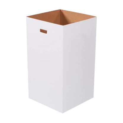 Box USA 50 Gallon 18 L x 18 W x 36 H 10-Pack Cardboard Trash Cans and Recycling Bins, Reusable or Disposable Pop Up Garbage Boxes - size: 50 Gallon 10-Pk, style: Plain