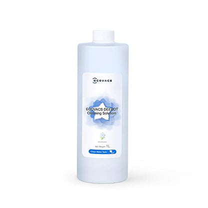 ECOVACS Multi-Surface Floor Cleaning Solution, Compatible with DEEBOT X11 OMNI Cyclone / X9 PRO OMNI / T80 OMNI / T50 PRO OMNI / N30 Series / N20 Series and all other Robot Vacuum Cleaners, 1L - size: 33.8 Fl Oz (Pack of 1)