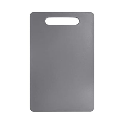 Fotouzy Plastic Utility Cutting Board with Handles, Food Safe PP Material, BPA Free, Dishwasher Safe, Thick Chopping Board, Large Size, Easy Grip Handle, for Kitchen (Gray), 15.5" X 10" - color: Gray