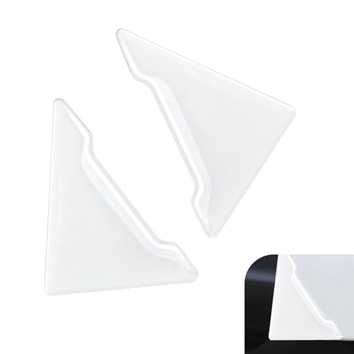 2 PCS Car Door Corner Guards, PVC Anti-Collision Right-Angle Car Door Edge Protector Sticker, Self-Adhesive Paint Protection, Universal for Most Cars, SUVs (Transparent) - color: Transparent