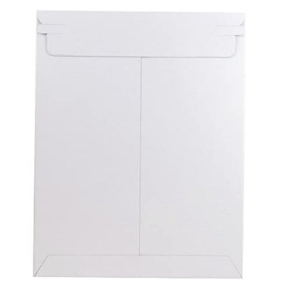 JAM PAPER Stay-Flat Photo Mailer Envelopes with Peel & Seal Closure - 9 x 11 1/2 - White - 6 Rigid Mailers/Pack (Pack of 2) - color: 9" X 11 1/2", size: 6 per Pack (Pack of 2)