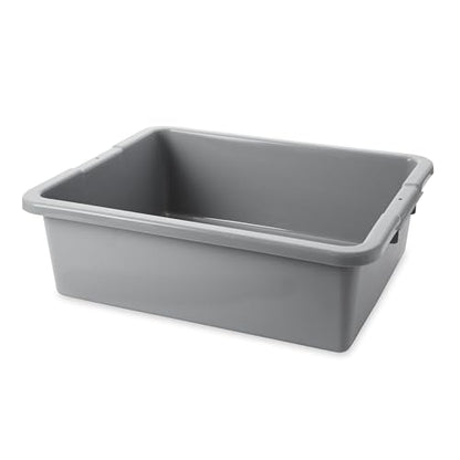 Rubbermaid Commercial Products Standard Bus/Utility Box, 7-Gallon, Gray - color: Gray, size: 7 Gallon, style: Undivided