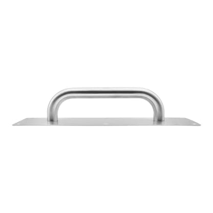 Pull and Push Plate Door Handle, Stainess Steel Door Handle Pull Plate,Silver Door Pull Plate with Handle for Barn Sliding Commercial Wooden Composite Fire Door,11.81 * 3.15''2 PCS - size: 300*80mm/11.81*3.15'' Silver