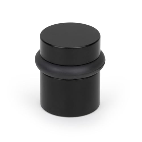 Mega Handles Floor Door Stopper Matte Black (1-Pack) - Wall Protector - color: Matte Black, size: 1 Pack