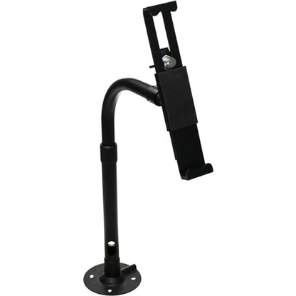 Tabletop Pole Stand – CTA Height-Adjustable Security Elbow Mount with Lock and Key Security System for iPad 7th/8th/9th Gen. 10.2",Surface Pro 4,Surface Go 3 & Other 7-14" Tablets (PAD-HATUE) – Black - size: 7-14 Inch Tablets, style: Elbow + Tabletop