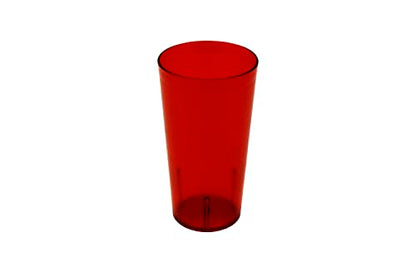 GET 32 oz Red Plastic Tumbler (Set of 4) - color: Red, size: 32 Ounces, style: 32 ounces