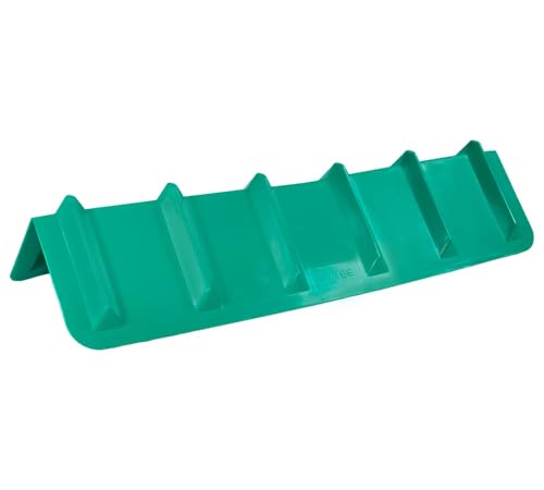 Mytee Products 8"x8"x36" Green Flatbed Corner Protector - V Shaped Edge Guard for Tie-Down Winch & Ratchet Straps - Plastic Corner Protector for Flatbed Trailer Cargo Load - color: Green, size: 1 - Pack