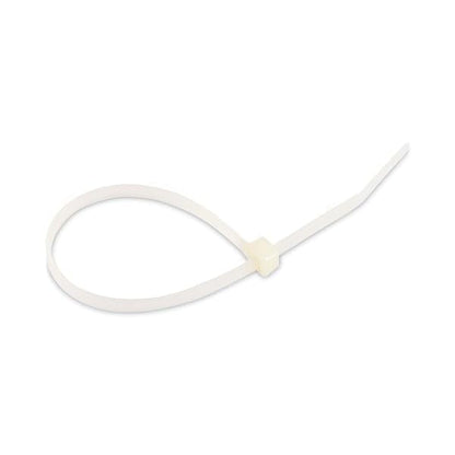 Tatco Tamper-Proof Nylon Cable Ties, 8 x 3/16, 1000 Ties/Pack (22200)