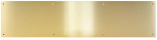 GDI Hardware - Metal Aluminum Kick Plate - 3/64-inch Thick - Choose The Height and Width for Your Door (Brass Tone, 8" X 28") - color: Brass Tone, size: 8" X 28"