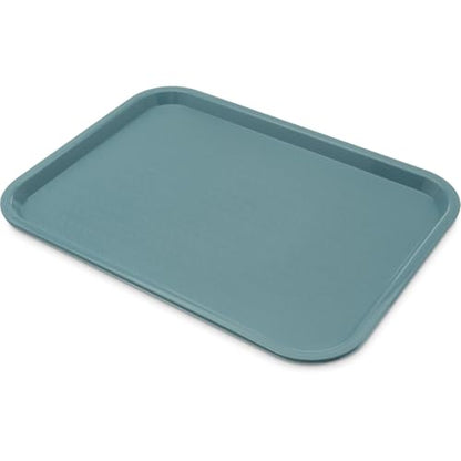 Carlisle Cafe Tray, Fast Food Restaurant Tray, 12 x 16, 1 Ct, Slate Blue - color: Slate, size: 0.7" x 0.5" x 0.3"