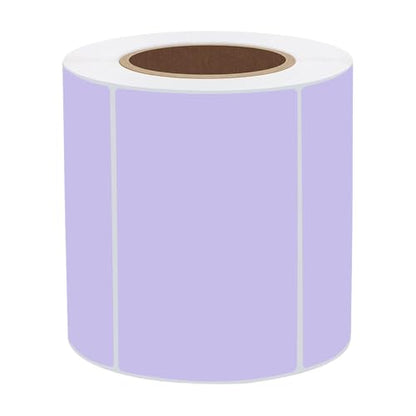 STARLIBOO 3x2 inch Direct Thermal Label Stickers for Barcode, Address, Compatible with Rollo Label Printer & Zebra Desktop Printers (Purple) - color: Purple, size: 2*3 inch/1 roll