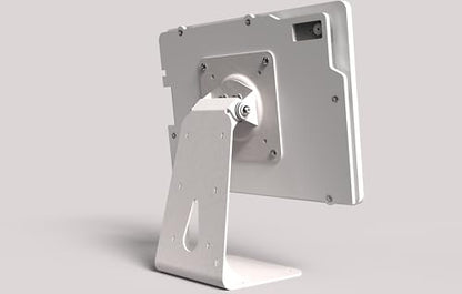 Anti-Theft Acrylic Case for Lenovo TAB Tablet with 360 Rotate 180 Swivel Metal Desktop Stand & 90-Degree USB C Cable (White, M11 K11) - color: White, size: M11 K11