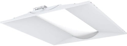 Lithonia Lighting Stack Switch 2x2 LED Troffer Light, Adj Brightness, 4-Pk