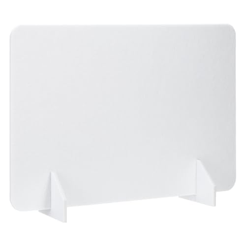PATIKIL Desk Dividers 24" x 16",with 2Pcs Support Feet, Pure White Style A - color: Pure White Style a, size: 24" x 16"