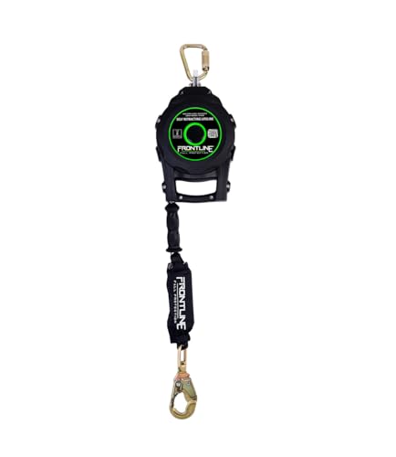 Frontline RPGCLE50' Leading Edge Cable SRL with Carry Handle & Tagline | Durable Thermoplastic Housing | Ergonomic Design | High Strength Components | ANSI & OSHA Compliant (1 Pack) - size: 50'