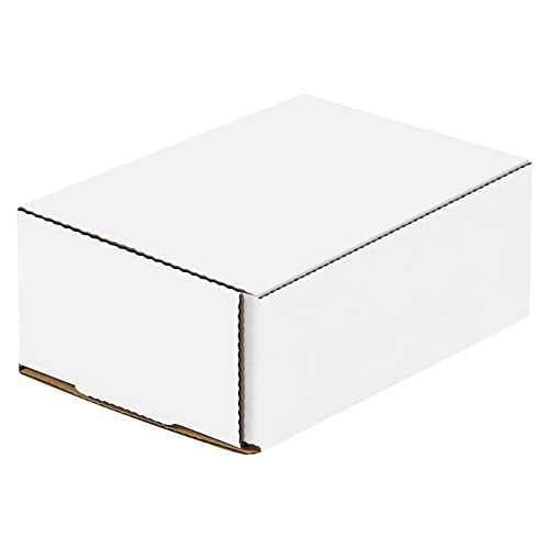 Box USA BMRX5X 6 1/2"L x 4 1/2"W x 2 1/2"H, White (Pack of 50) - size: (058) 6 1/2" x 4 1/2" x 2 1/2", 50-Pack