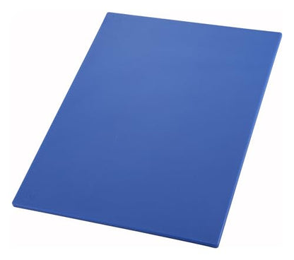 Winco 18" x 24" Blue Heavy-Duty Plastic Cutting Board, Medium (Set of 6) - color: Blue, size: 18" x 24" x 1/2"