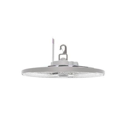 Lithonia Lighting Compact Pro Round LED High Bay Light, Ceiling Lighting Fixture, Adjustable 12000/15000/18000 Lumens, Selectable 4000K/5000K, UVOLT 120–347V, White (CPRB ALO13 UVOLT SWW9 80CRI DWH) - size: 13-Inch | Switchable White Light, style: Adjusta
