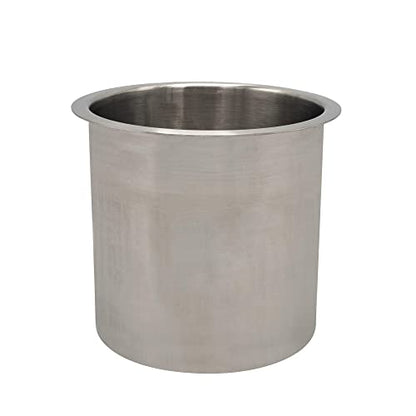 OUTWATER 6" (Nominal) Diameter x 6" Height 304 Polished Stainless Steel Trash Grommets for Countertop Inserted Trash Chutes - size: 6in. Dia x 6in. H