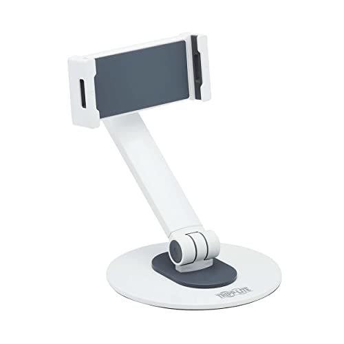 TRIPP LITE Full-Motion Desktop Mount Smartphones and Tablets - Mounts Apple iPhone, iPad, Android, Samsung & More - Supports 4.7” to 12.9” Device Mount, 5-Year Warranty (DMTB413) - style: Full-Motion Arm