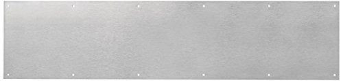 Rockwood 085845 4 x 35.32D Rectangular Kick Plate, Stainless Steel Finish, 4" Width, 35" Length, Stainless Steel