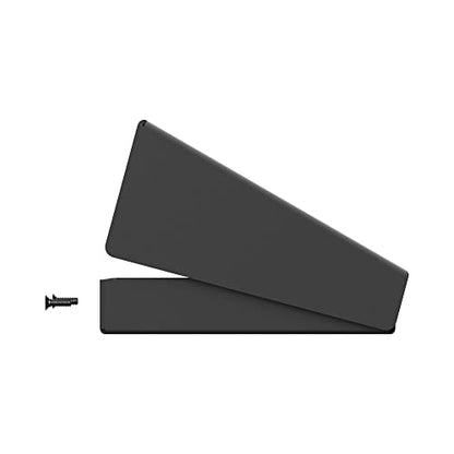 VidaMount Black Enclosure and Fixed Tilted 15° Desk/Surface Mount [Bundle] Compatible with iPad mini 1/2/3 - color: Black, size: iPad Mini 1/2/3