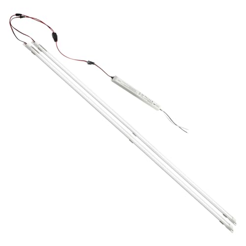 Magnetic Mount 4 Foot LED Tube, 24W, 3600LM,4000K Nature Light, No Dimmable - color: 4ft 4000k Milky