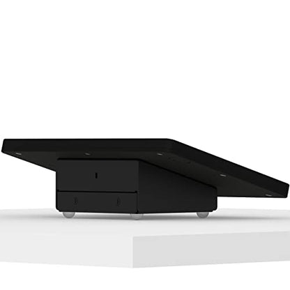VidaMount Black Enclosure and Fixed Tilted 15° Desk/Surface Mount [Bundle] Compatible with iPad 10.2" (7th, 8th & 9th Gen) - color: Black, size: iPad 10.2" (7th, 8th & 9th Gen)