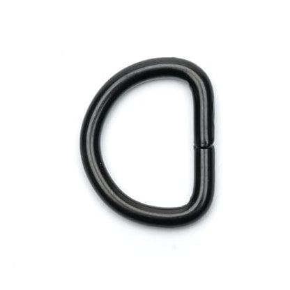 Country Brook Design - Welded D-Rings (3/4 Inch) - color: Black, size: 10 (Pack of 1)