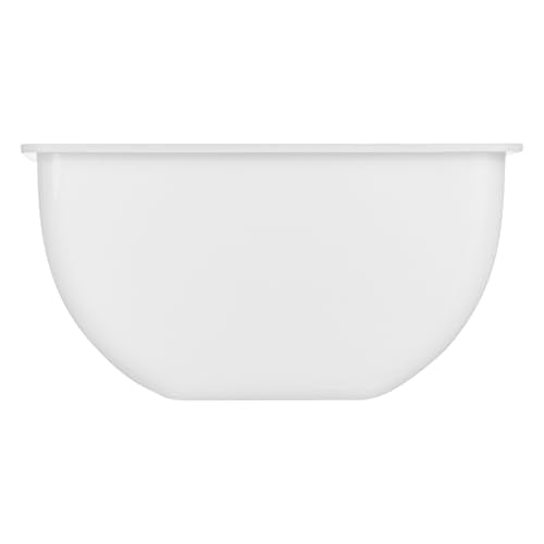 Restaurantware-CADDY INSERTS ONLY: Bar Lux 1.6 Pint Inserts For Condiment Dispensers, 4 Replacement Inserts For Garnish Caddies - Condiment Caddy Sold Separately, Sturdy, White Plastic Tray Inserts - size: 1.5 Pint