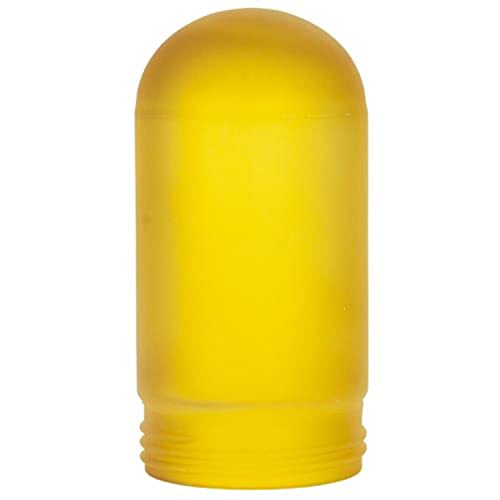 Sunlite 88153 Replacement Glass Globe for VT100/VTA100 Light Fixtures, Frosted Yellow, Heavy Duty Glass, Indoor/Outdoor Use, Surface or Wall Mount Weather Tight Fixtures, Commercial, Industrial Grade - color: Frosted Yellow