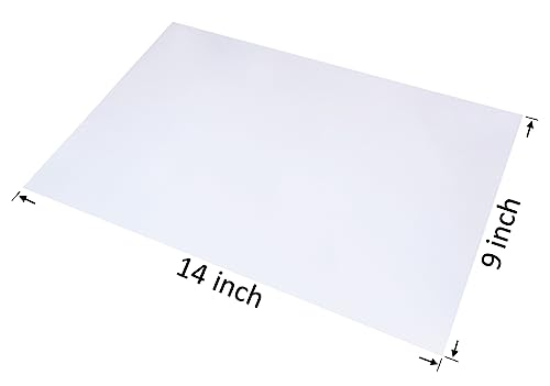 Wowfit 100 CT 9x14 1.1 Mil Clear Plastic Bags, Flat Open Poly for Bread - size: 9"x14"-100pcs