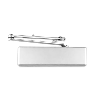 Grade 1 Heavy Duty Commercial Hydraulic Door Closer, Adjustable Spring Size 1-6, Surface Mount, Self-Closing, ADA Compliant, Adjustable Backcheck, Aluminum Anodized - color: Aluminum Anodized