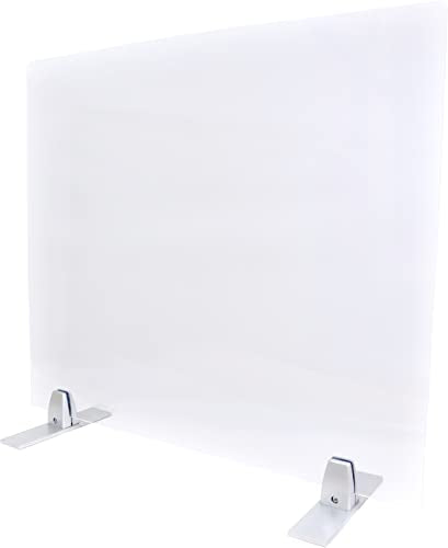 Plexiglass Table Top Sneeze Guard – Desk Divider for Students, Office, Transactions – Acrylic Shield | (30" x 48") - size: 30"H x 48"W