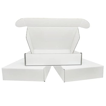 Small White Box 9 x 6 x 2 Inch Shipping Boxes 50 Pack - size: 9 x 6 x 2 Inch
