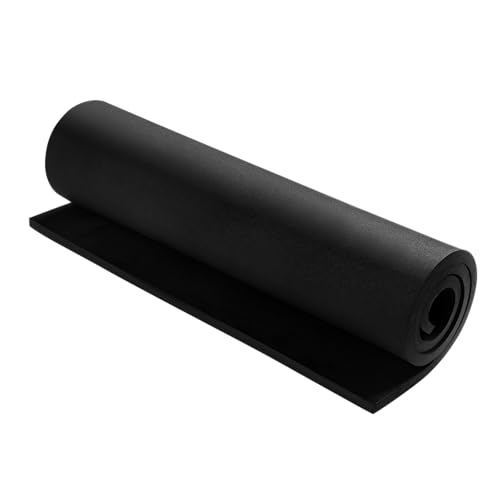 AMZQNART 10mm EVA Foam Sheets Rolls for Crafts Black Cosplay Foam 16x29.5in - color: 16×29.5in Black, size: 10mm-Thick