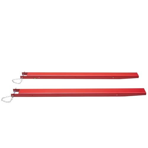 VEVOR Pallet Fork Extensions 82" Length 4.5" Width Heavy Duty Carbon Steel - size: ‎82 x 4.5 Inch