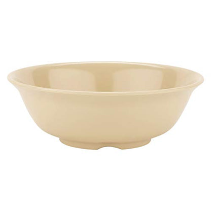 GET 16 oz Beige Supermel Round Melamine Cereal Bowl (Set of 12) - color: Teal, size: 24 Ounces, style: Set of 12