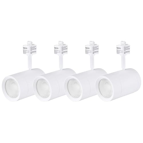 LEONLITE 4-Pack Retail Pro Series 17.5W H Track Heads, 3000K, White - color: White-3000K