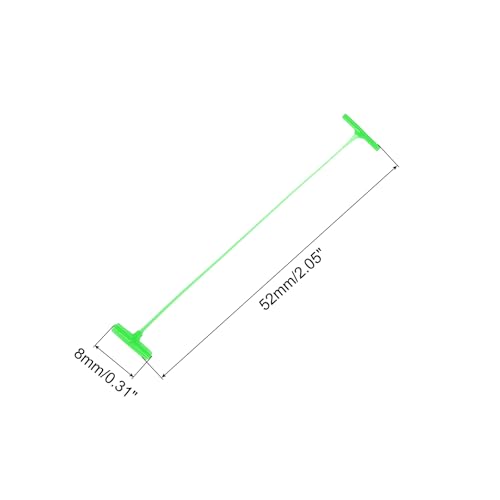 MECCANIXITY Standard Tagging Fasteners,Plastic Regular,Standard Label Gun Price Tagging Barbs for Garment Price Tag Label Tagging Barbs 50mm/2 Inch,Pack of 1500 Light Green - color: Light Green, size: 50mm/2 Inch