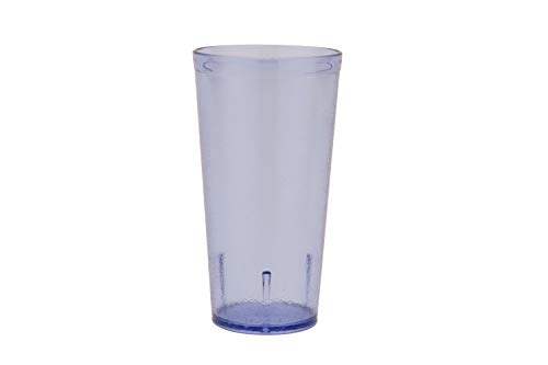 G.E.T. 6620-1-BL-EC Heavy-Duty Plastic Restaurant Tumblers, 20 Ounce, Blue (Set of 4) - color: Blue, size: 20 Ounces, style: 20 ounces