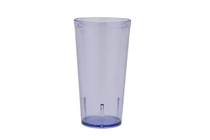 G.E.T. 6620-1-BL-EC Heavy-Duty Plastic Restaurant Tumblers, 20 Ounce, Blue (Set of 4) - color: Blue, size: 20 Ounces, style: 20 ounces
