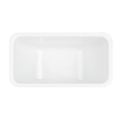 Restaurantware White Plastic Pint Insert, 5.5 x 2.9 x 2.8 In - size: 1 Pint
