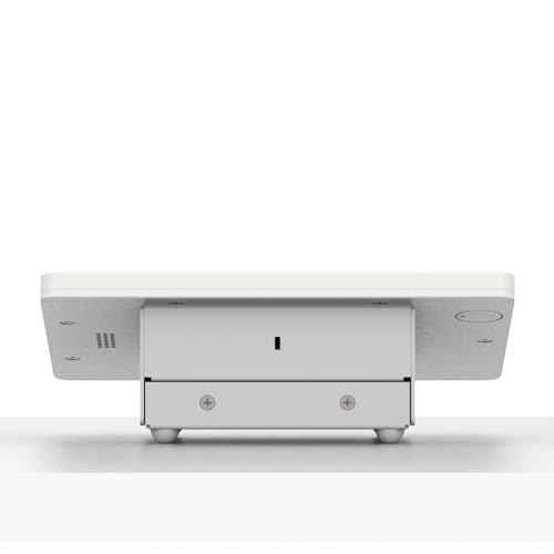 VidaMount White Enclosure and Fixed Tilted 15° Desk/Surface Mount [Bundle] Compatible with iPad mini 1/2/3 - color: White, size: iPad Mini 1/2/3