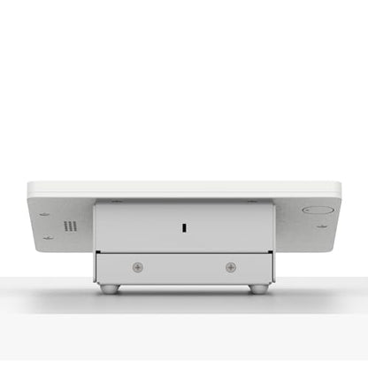 VidaMount White Enclosure and Fixed Tilted 15° Desk/Surface Mount [Bundle] Compatible with iPad mini 1/2/3 - color: White, size: iPad Mini 1/2/3