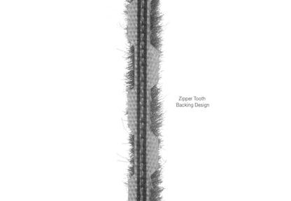 CRL Z78374C 100ft Roll Zipper Pile Weatherstrip, 0.450" Pile Height, 0.270" Backing Width-Gray