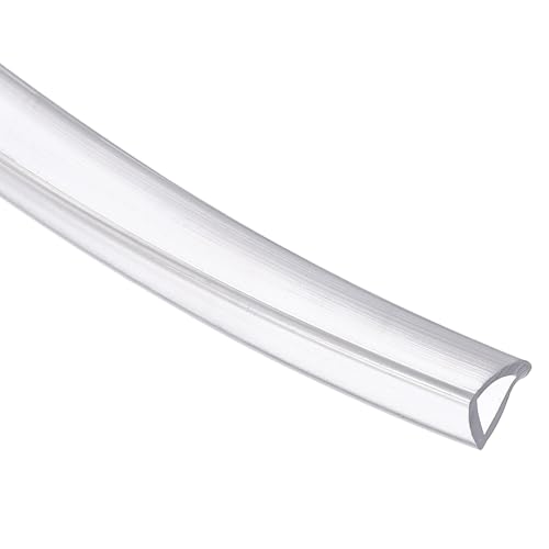uxcell Clear Edge Trim 9.8Ft U Channel Edges Guards Fits 7/16"-15/32" - size: 9.8Ft x 5/8" x 3/8", Fits 7/16"-15/32"